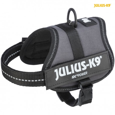 Julius-K9 Powerharness szelki, dla psa, antracyt, Baby 2/XS–S: 33–45 cm/18 mm