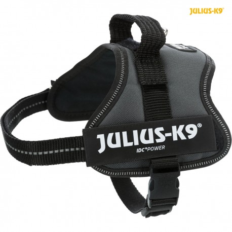 Julius-K9 Powerharness szelki, dla psa, antracyt, Mini-Mini/S: 40–53 cm/22 mm