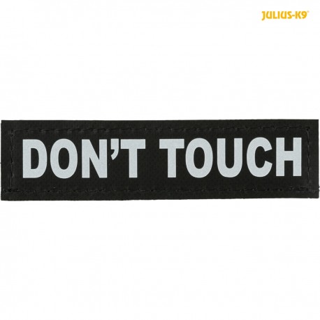 Julius-K9 naklejki na rzep, 2 szt., XS, DON'T TOUCH