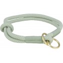 Soft Rope, obroża zaciskowa, dla psa, szałwiowa/miętowa, nylon, S: 35 cm/o 10 mm