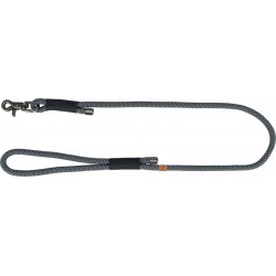 Soft Rope, smycz, dla psa, linka, czarno/szara, L–XL: 1.00 m/o 13 mm