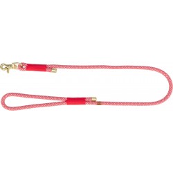 Soft Rope, smycz, dla psa, linka, czerwono/kremowa, L–XL: 1.00 m/o 13 mm