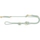 Soft Rope, smycz regulowana, dla psa, linka, XS–S: 2.00 m/o 6 mm, szałwiowa/miętowa