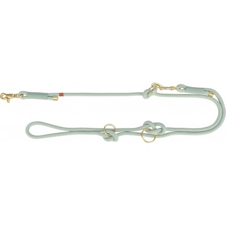 Soft Rope, smycz regulowana, dla psa, linka, XS–S: 2.00 m/o 6 mm, szałwiowa/miętowa