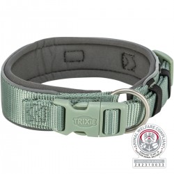 Premium, obroża, dla psa, szałwiowa/grafit, L: 46–55 cm/50 mm