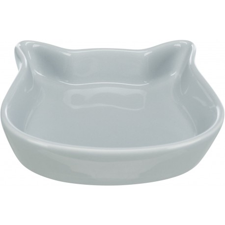 Miska ceramiczna w kształcie głowy kota, 0.25 l/12 cm