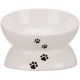 Miska ceramiczna, cat, 0.15 l/o 13 cm, biała