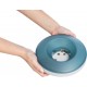 Slow Feeding Rocking Bowl, miska, dla psa, szara, niebieska, plastik/TPR, 0,5 l/ 23 cm, spowalniająca jedzenie