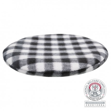 Poduszka grzewcza , do mikrofalówki, o 26 cm, czarno/biała