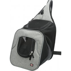 TORBA DO NOSZENIA Z PRZODU 30x26x33 CZARNO-SZARA