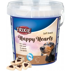 MIĘKKIE PRZEKĄSKI DLA PSA Happy Hearts, 500 g