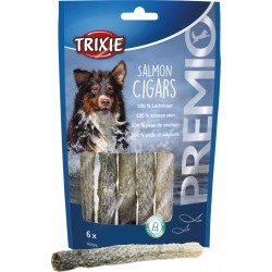 Pałeczki PREMIO Salmon Cigars, z łososiem, 12,5cm, 6szt./70g