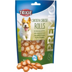 Przysmak PREMIO Chicken Cheese Rolls, z drobiem 100g