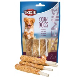 Przysmak PREMIO Corn Dogs (kaczka i skóra surowa), 100g