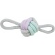 Junior pIłka sznurowa z pętlami, dla psa, bawełna/poliester, śr.9/25 cm