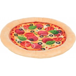 Pizza, zabawka, dla psa, plusz, 26 cm, szeleszcząca