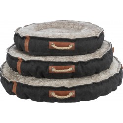 BE NORDIC Fhr, legowisko, dla psa/kota, okrągłe, czarne/piaskowe, 50 cm