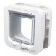 Drzwi dla kota z systemem identyfikującym SureFlap 4-Way, białe, 21x21 cm