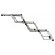 Schody składane Petwalk, aluminium, szer: 37 cm wys.: do 57 cm dł.: do 120