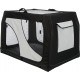 Box transportowy Vario 50, L: 99 × 65 × 71/61 cm, nylon, czarno-szary