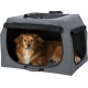 Easy Soft Kennel, buda domowa dla psa, szara, S–M: 71 × 49 × 51 cm