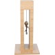 Drapak stojący, dla kota, drapak kartonowy/MDF/juta, 62 cm