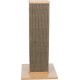 Drapak stojący, dla kota, drapak kartonowy/MDF/juta, 62 cm