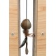 Drapak stojący, dla kota, drapak kartonowy/MDF/juta, 62 cm