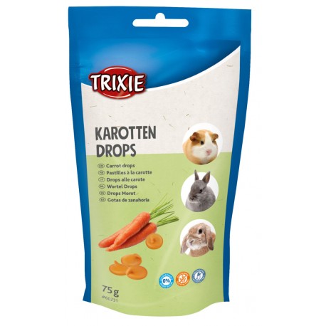 Dropsy dla gryzoni o smaku marchewki, 75g