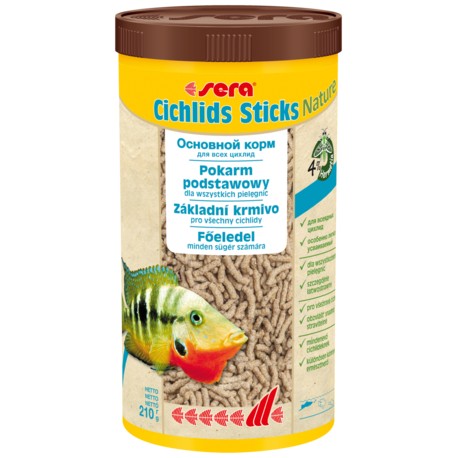 Cichlids Sticks Nature 1.000 ml, pałeczki - pokarm dla pielęgnic