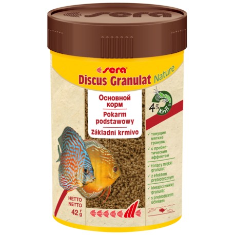 Discus Color Nature 100 ml, granulat - pokarm dla pielęgnic