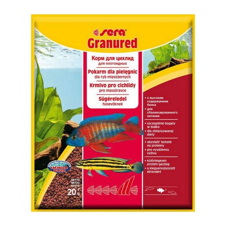 Granured Nature - saszetka 20 g, granulat - pokarm dla pielęgnic