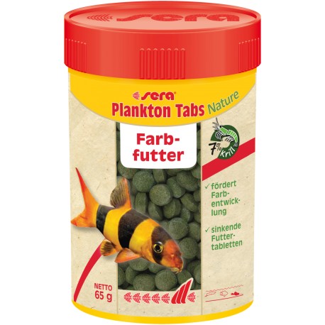 Plankton Tabs Nature 100 ml - pokarm wybarwiający w tabletkach