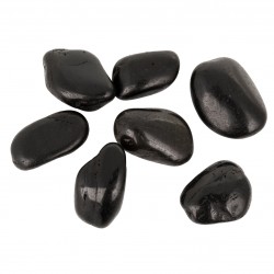 Kamienie polerowane Black Pebble III 30-50mm do akwarium terrarium 10kg/OPAK