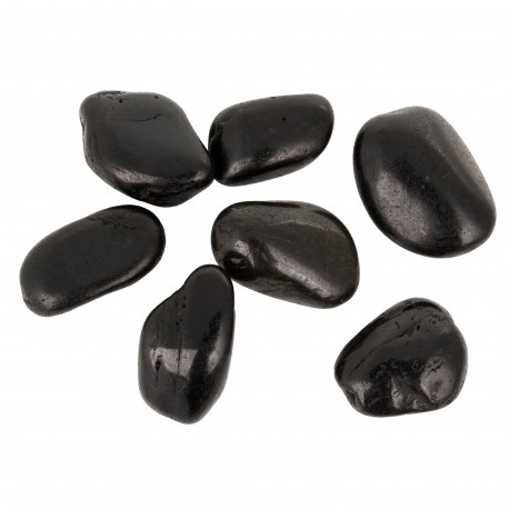 Kamienie polerowane Black Pebble III 30-50mm do akwarium terrarium 10kg/OPAK