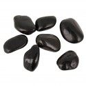 Kamienie polerowane Black Pebble III 30-50mm do akwarium terrarium 10kg/OPAK