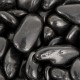 Kamienie polerowane Black Pebble III 30-50mm do akwarium terrarium 10kg/OPAK