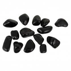 Kamienie polerowane Black Pebble IV 20-30mm do akwarium terrarium 10 kg/OPAK