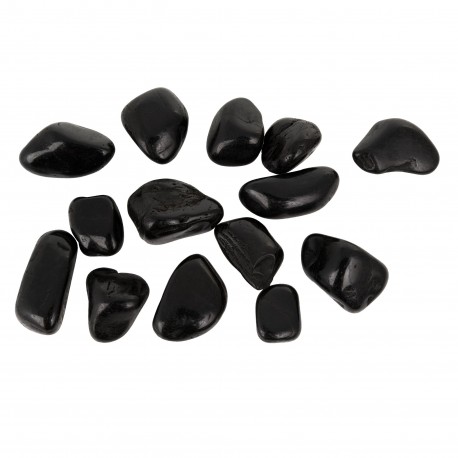Kamienie polerowane Black Pebble IV 20-30mm do akwarium terrarium 10 kg/OPAK