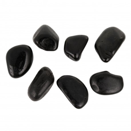 Kamienie polerowane Black Pebble IV 30-50mm do akwarium terrarium 10 kg/OPAK