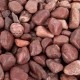 Kamienie polerowane Red Pebble 20-30 mm do akwarium terrarium, 5kg/OPAK