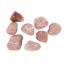 Kamienie kruszone tumbled red 30-50 mm do akwarium terrarium 10kg/OPAK