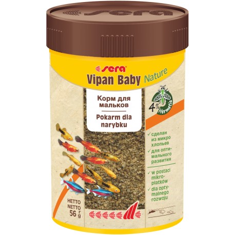 Vipan Baby Nature 100 ml, płatki - pokarm wspierający wzrost