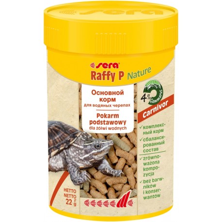 Raffy P Nature 100 ml, granulat - gady, pokarm podstawowy