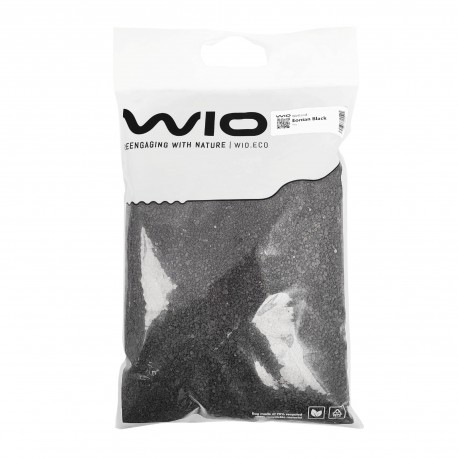 WIO Black Eonian Wetland, substrat, dla roślin, piasek czarny, 5kg, worek
