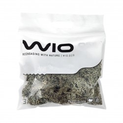 WIO Bits Lichen, porost dekoracyjny, do terrarium, zwarty, 0,5kg, worek