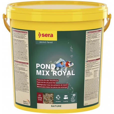 Pond Mix Royal 21 l, mieszanka -pokarm dla ryb stawowych