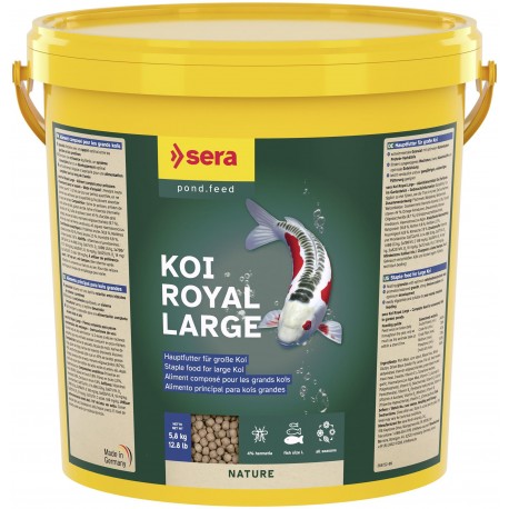 Koi Royal Large 21 l, granulat - pokarm postawowy dla Koi