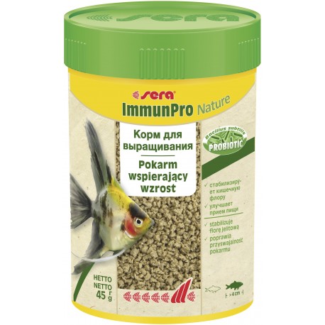 ImmunPro Nature 100 ml - pokarm wolnotonący dla ryb powyżej 4cm