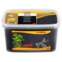 Żwirek do akwarium Gravel Black O 2 - 3 mm 6 l, czarny